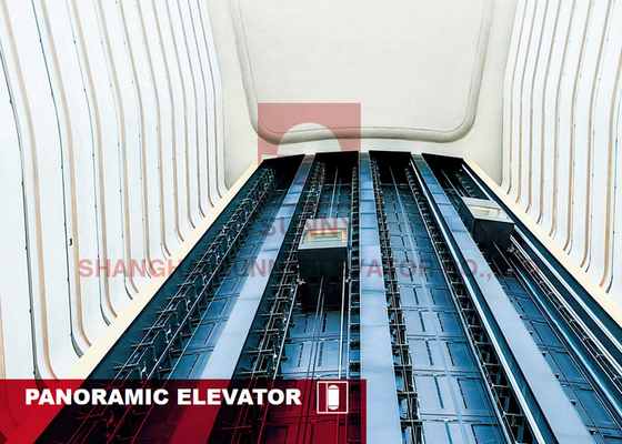 Fuji Panoramic Elevator 12 osób Pasażerska mieszkalna szyba windy