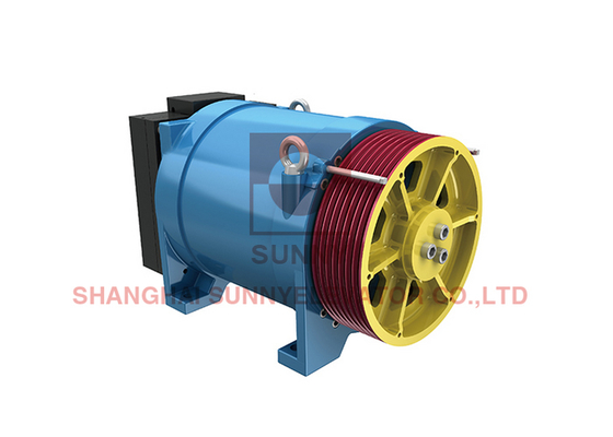 DC110V,2*1.5A Sightseeing Gearless Traction Machine For Machine Rommless Lift (Maszyna trakcyjna bez sprzętu do podnoszenia bezprzewodowego)