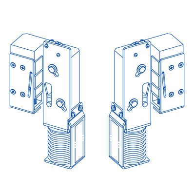 Szerokość prowadnic 9/10 mm, elektroniczne zabezpieczenie bezpieczeństwa, części do windy