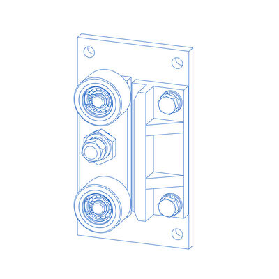 Podnoszący plecak Roller Guide Buty Z Materiałem PU części zamiennych Winda