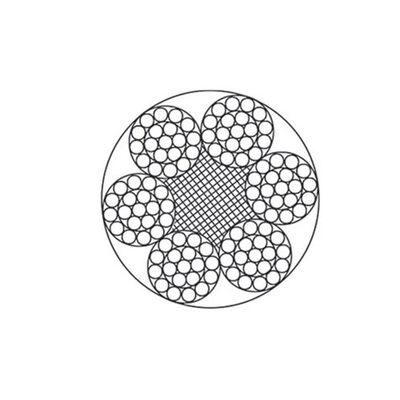 Chiny Ungalvanized Steel Wire Rope 6x19+IWR, 1570-1870MPa, 3-46mm, For Lifting & Dragging, High Breaking Load dostawca