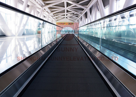 Supermarket 1400 mm Ekonomiczne poziome płaskie schody ruchome na lotnisko