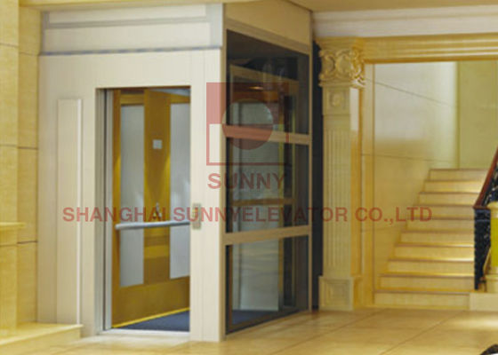 ISO9001 400kg Pneumatic Residential Home Elevators Without Counterweight