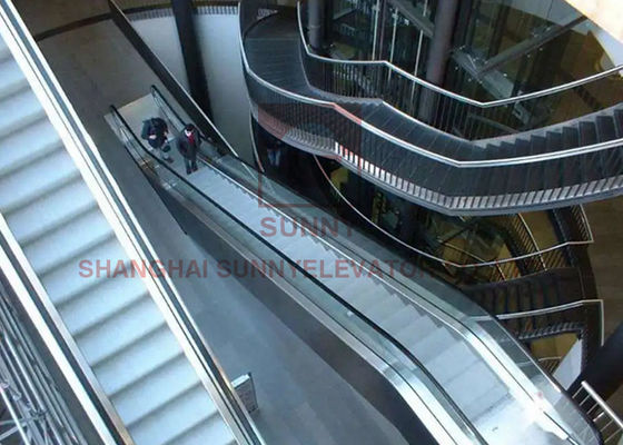 Trzy komercyjne schody ruchome schodów kaskadowych Vvvf Stalowa konstrukcja 304