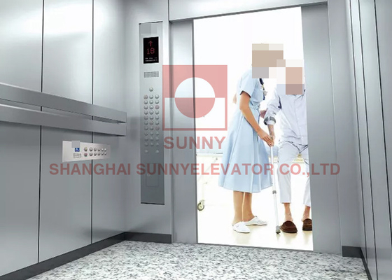 4.0m/s Hospital Elevator For Patient Medical Stretcher Bed 2000kg
