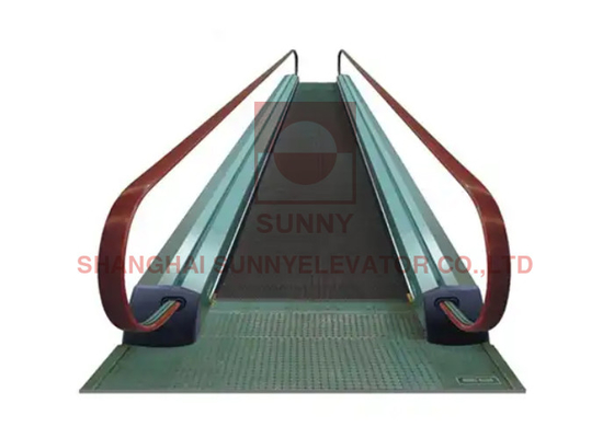 0.5m/S Escalator i ruchomy chodnik z systemem oszczędności energii ze stali nierdzewnej / aluminium
