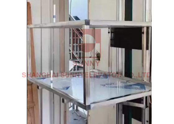 Restauracja Kuchnia Mini Food Winda 100kg Dumbwaiter Winda Winda Nowoczesna 304 ze stali nierdzewnej