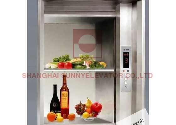 0.4M/S Bezpieczeństwo Kompaktny windy Dumbwaiter dla restauracji i kuchni