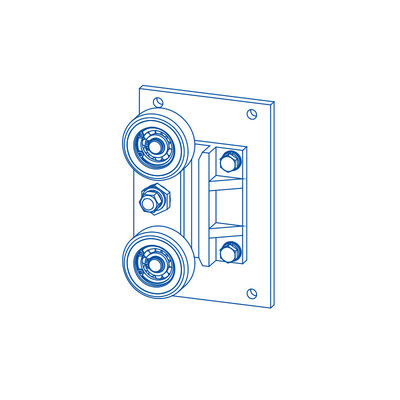 Podnoszący plecak Roller Guide Buty Z Materiałem PU części zamiennych Winda