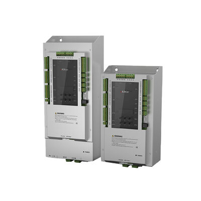 Zintegrowany sterownik napędu do wind AC 340–510 V o znamionowym prądzie wyjściowym 9–23,6 A i THD < 4%