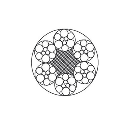 Steel Wire Rope 6x7/6x9W, Galvanized Or Ungalvanized, FC/IWS Core, 1.8-36mm, 1570-1870 MPa dostawca