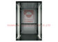 Vvvf Control 400 kg Załaduj szklaną windę mieszkalną z okleiną drewnianą