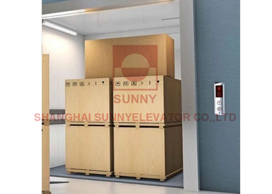 VVVF Drive Freight Elevator o pojemności ładunkowej 1000 kg i konstrukcji drzwi bocznych