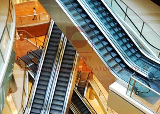 Bezpieczeństwo 30 stopni Nowoczesne równoległe schody ruchome centrum handlowego VVVF