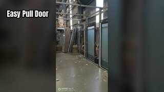 Drzwi ciągnione ręcznie